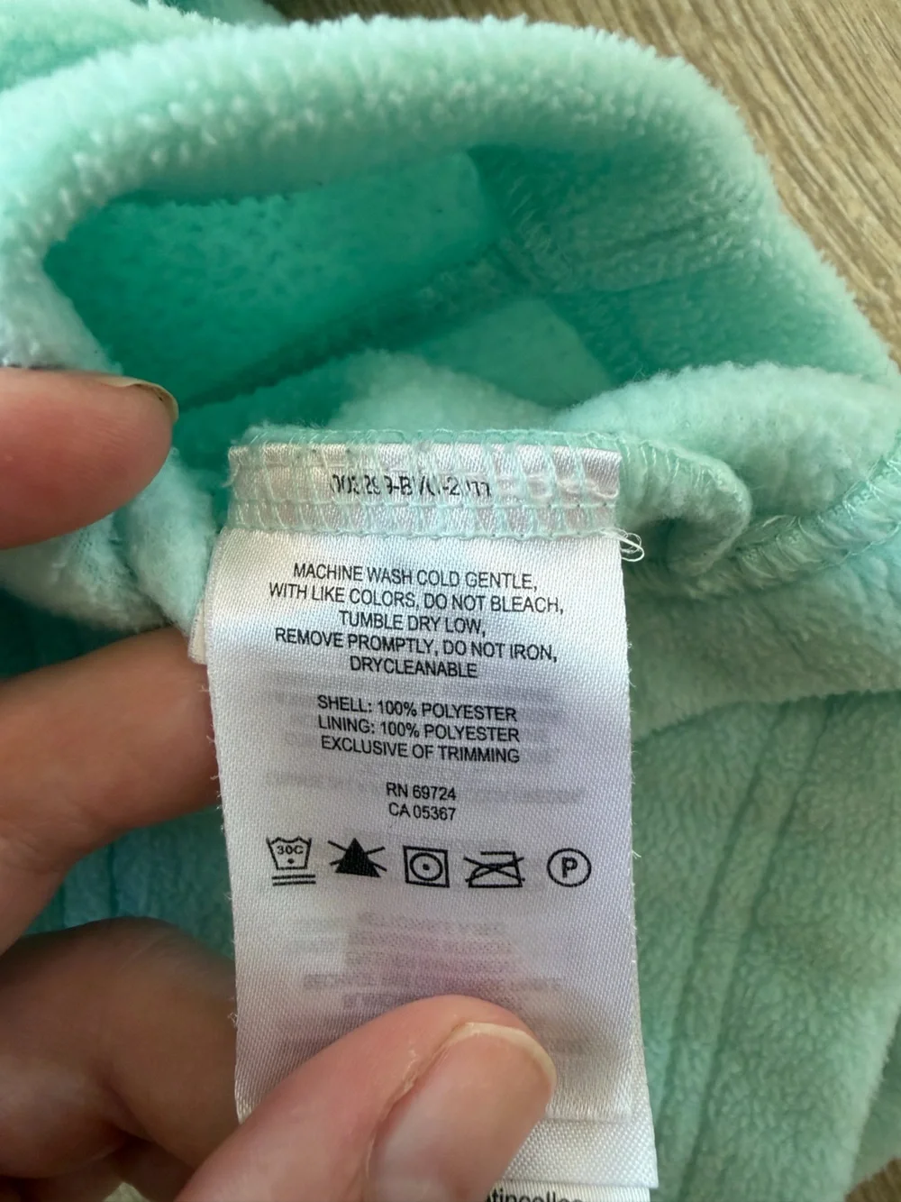 Columbia Kids Mint Green Fleece Jacket